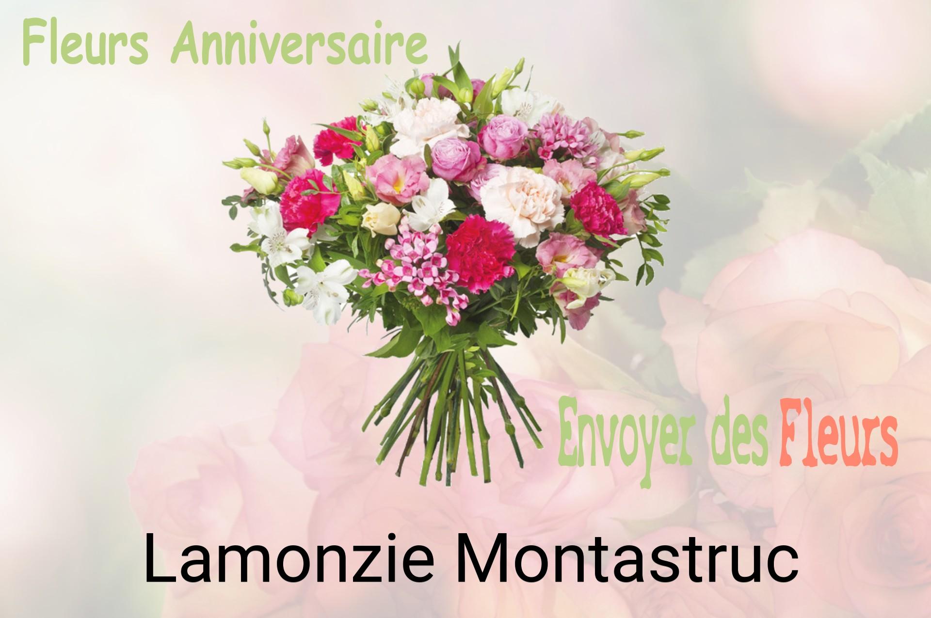 Bouquet de fleurs d’anniversaire livré à Lamonzie-Montastruc