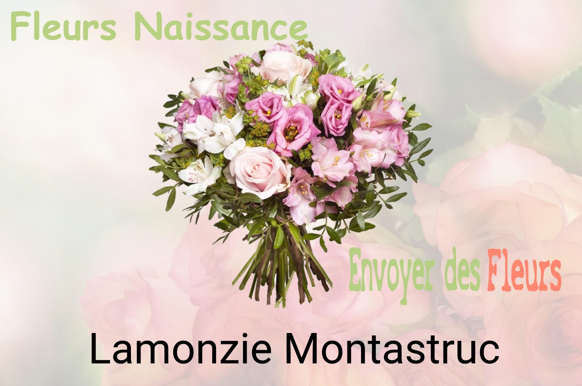 Bouquet de fleurs de naissance livré à Lamonzie-Montastruc